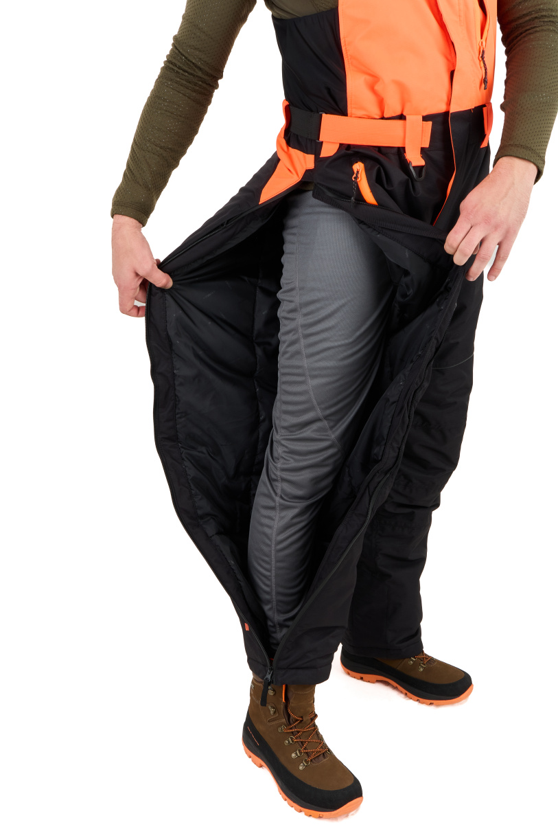 Кайт костюм PAYER, зимний -35, черный-оранжевый