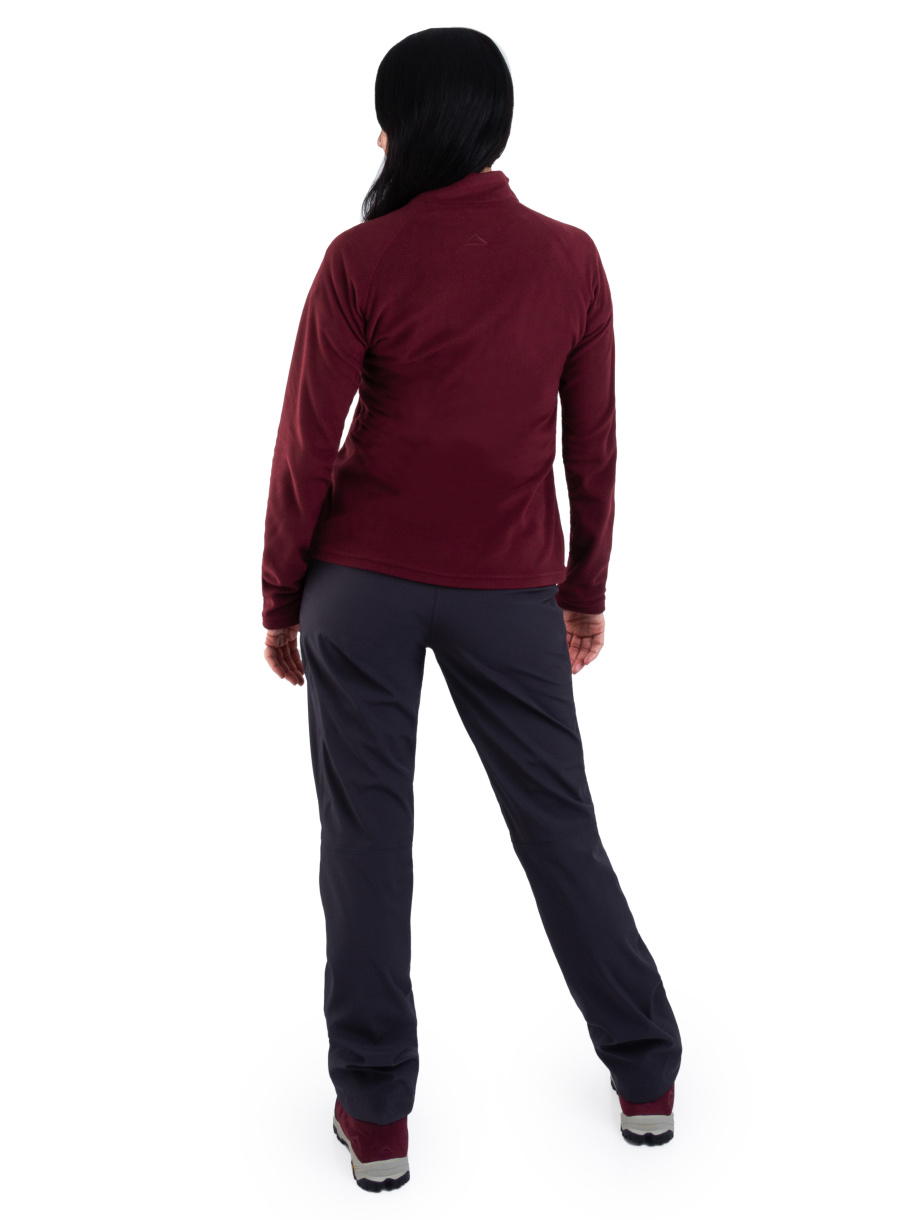 Архон женская толстовка PAYER, демисезонная, флис, марсала 